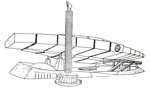 Bell System Line Drawing