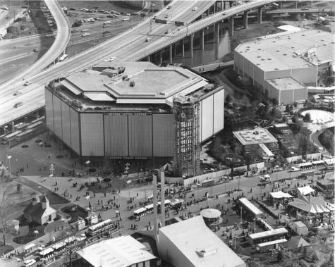 Aerial view of the Better Living Center