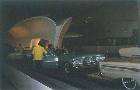 Boarding convertibles on the Magic Skyway ride