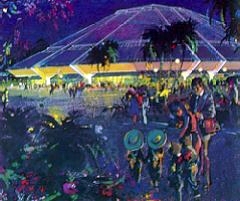 Artist's rendering of Horizons EPCOT Pavilion