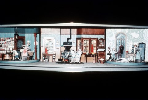 Miniature Model of Act I Stage