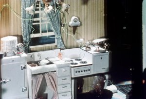 Concept of 1920's kitchen