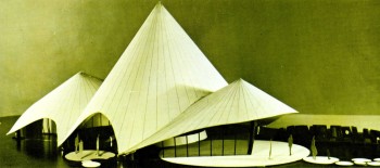 Architectural model of the Sierra Leone Pavilion