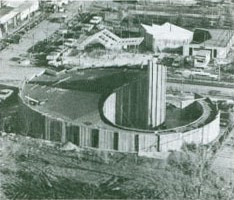 American-Israel Pavilion construction