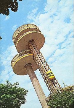 A "Sky-Streak" elevator rises to viewing platform