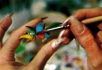 Painting Bird Model