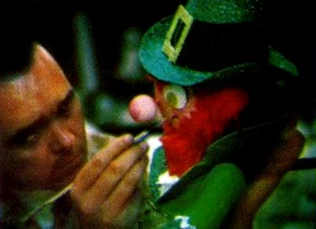 Applying Finishing Touch to Leprechaun