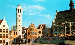Postcard - Belgian Village
