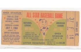 1964 All Star Game Ticket