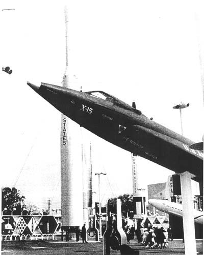 X-15 and Thor-Delta rocket