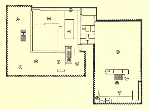2nd Floor Pavilion Plan - 1965