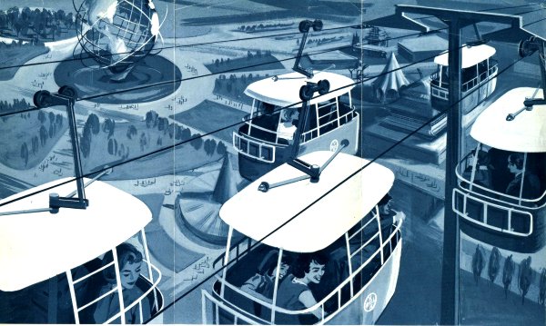 Artist's Rendering of the Fair from Sky Ride
