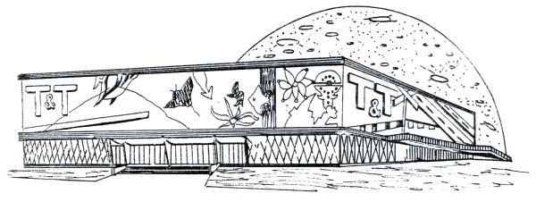 T&T Pavilion Line Drawing