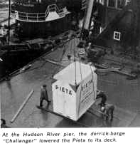 Arriving at Hudson River Pier in New York