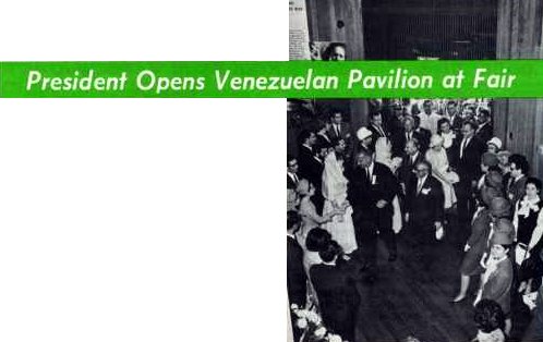 President Johnson Opens Pavilion