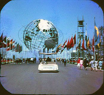 Unisphere and Flags